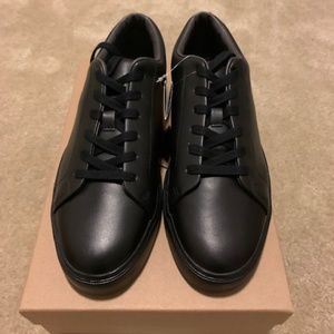 J.Crew Black Court Sneakers